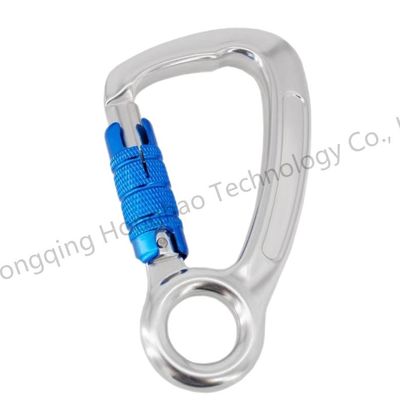 Un buon prezzo. Ingranaggi per l'aria aperta Aviazione alluminio 30KN Safety Lock Hook Hardware di arrampicata D Ring per ingranaggi in linea