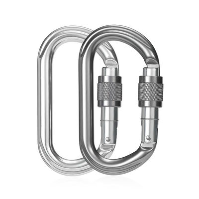 25KN Snap Hook bloccante clip di alluminio Carabiner Perfetto per la sicurezza e la sicurezza