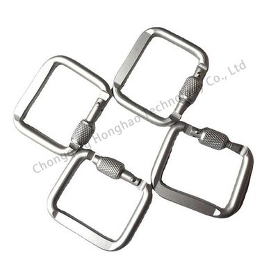 Un buon prezzo. Apparecchiature per l'aria aperta Essential Square Locking Carabiner Clip con trattamento elettrolitico Finish in linea