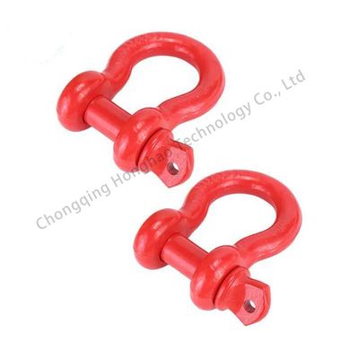 Un buon prezzo. Zinc Finish Bow Shackle Heavy Duty per rigging Lifting e applicazioni alimentari e bevande in linea