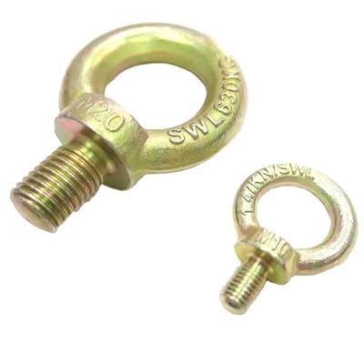 Un buon prezzo. Acciaio Galvanizzato M20 Zinc Plated Drop Forged Eye Screw Lifting Ring JIS1168 in linea