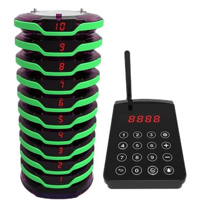 Un buon prezzo. Touchscreen CoreLink Ristorante Pager System con 10 Pager vibranti in linea