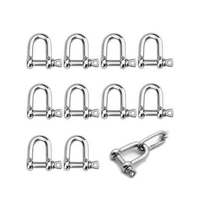 Un buon prezzo. D-Shackle in acciaio inossidabile per attrezzature pesanti Soluzione di attrezzatura forte e affidabile in linea