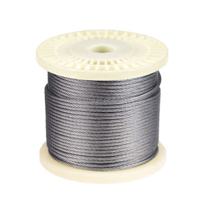 Cable in acciaio galvanizzato rivestito in vinile / PVC per ringhiera di pavimento di scala di balaustra fai da te migliorare l' aspetto della tua proprietà