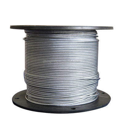 Un buon prezzo. Cavo per aeromobili galvanizzato immerso a caldo MIL-DTL-83420 2000N/MM2 7x19 Acciaio a filo 3/32' bobine con 2.000 m/ ciascuna e Made in linea
