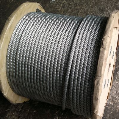 Un buon prezzo. 6x12 7FC filo di corda filo di corda filo di acciaio al carbonio alta resistenza 6mm cavo di acciaio galvanizzato corde standard AiSi in linea