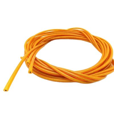 Un buon prezzo. 12 mm 1x19 trasparente PVC rivestito in acciaio inossidabile filo di filo AISI 201/304/316 Tolleranza del cavo ±0,02 per Clothesline e Easy in linea