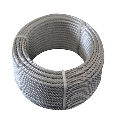 Un buon prezzo. Acciaio ad alto tenore di carbonio 6*19 Cavo 3mm-16mm per attrezzature da palestra Cavo treppista Galvanizzato a caldo/Galvanizzato elettrico in linea