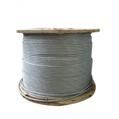 Un buon prezzo. 9x19S 16mm Diametro del cavo generale dell'ascensore 8-22mm Non legato 1570MPa/1770MPa Corde di filo di acciaio galvanizzato per ascensori in linea