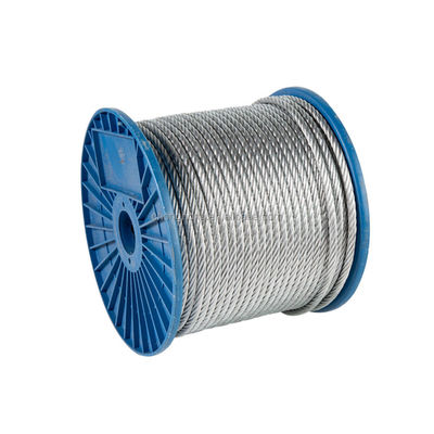 Un buon prezzo. 6x7 cavo di acciaio galvanizzato per il trasporto a freddo Acciaio 4mm cavo di acciaio in linea