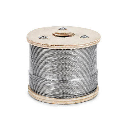 Un buon prezzo. Cavo in acciaio AISI304 304L 316 316L Cavo inossidabile 1x7 1x19 1x37 ss Cavo in acciaio inossidabile Servizio di raccolta e lavorazione in linea