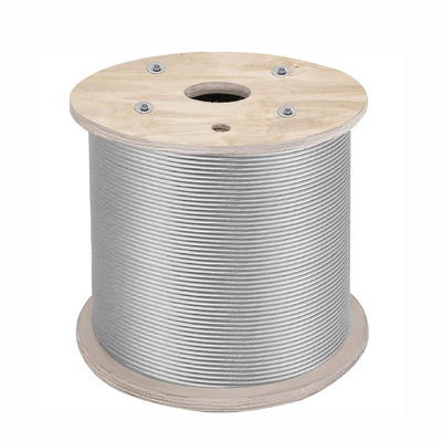 Un buon prezzo. Balaustra per cavo T316 Corda in acciaio inossidabile da 500 piedi Corda da 1/8 di pollice a trefoli Fune metallica 1x19 Acciaio per intestazione fredda 7,58 kg / 16,7 libbre in linea