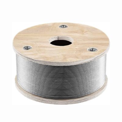 Un buon prezzo. Corda di filo in acciaio inossidabile T316 personalizzabile 1/8'' 500ft 1x19 Strands Core 2100 lbs Resistenza alla rottura per il parapetto della ringhiera in linea