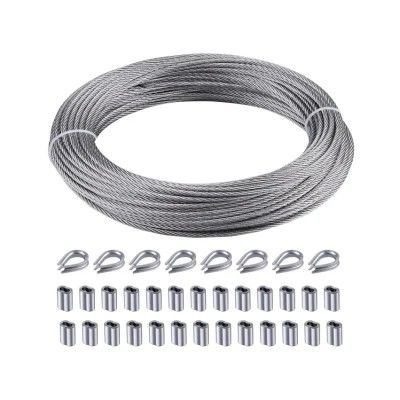 Un buon prezzo. Taglio DIY sospensione esterna 1.5mm 7x7 Strand Core Cable Stainless Steel Wire Rope per il servizio di lavorazione di leghe in linea