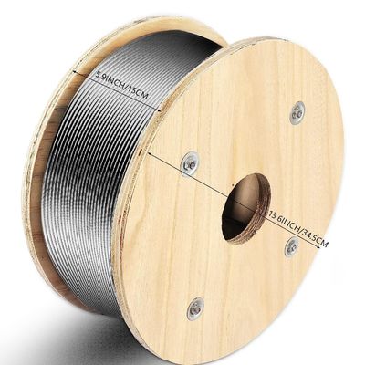 Un buon prezzo. Cable di acciaio non galvanizzato reale Cable di ferro 6 mm 14 mm con servizio di lavorazione e non rivestimento in linea