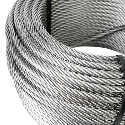 Un buon prezzo. Cavo di corda di filo non rivestito da 250 ft per ringhiera 7x7 7x19 1/8
