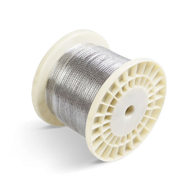 Un buon prezzo. 304 7*7 Cavo inossidabile Alta tensione 7x7 filo di acciaio inossidabile 0,65 mm Cavi di acciaio inossidabile per contenuto basso di C in linea