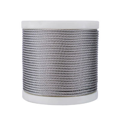 Un buon prezzo. 6X12 7FC/6X24 FC / 6X19 FC / 6X37 FC Corde di filo in acciaio inossidabile per le treppine Forza 1570-1960 MPa Servizio di lavorazione Altro in linea