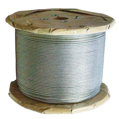 Un buon prezzo. 6x19 FC cavo di acciaio galvanizzato per gru 6*19 cavo di acciaio Tolleranza ±1% in linea