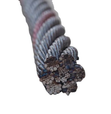 Un buon prezzo. Cavo di acciaio galvanizzato di taglio libero 10 mm / 14 mm / 16 mm / 22 mm / 34 mm filo di acciaio da rimorchio per rimorchio pesante in linea