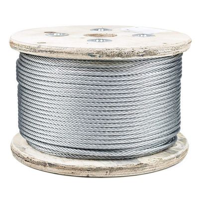 Un buon prezzo. Cavo in acciaio a più fili per altri servizi di lavorazione 1x7 cavo di filo di acciaio galvanizzato in linea