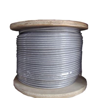 Un buon prezzo. Corde di filo di acciaio galvanizzato con rivestimento in PVC non in lega per progetti di costruzione industriale e di lunga durata in linea