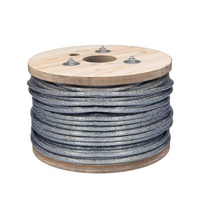 Un buon prezzo. 10mm 7X19 AISI 304 in acciaio inossidabile DIP galvanizzato a caldo Cavo per aeromobili Cavo in acciaio con tolleranza ± 1% in linea