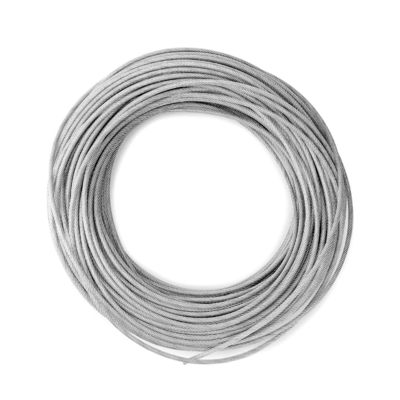 Un buon prezzo. 304/316 7X7 Cavo di filo in acciaio inossidabile utilizzato in cavi per aeromobili galvanizzati con tolleranza ± 1% e OEM in linea