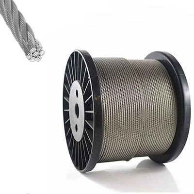 Un buon prezzo. 1000ft Lunghezza Alta resistenza 304 316 Stainless Steel Wire Rope Steel Cable Grade Cardone Acciaio in linea