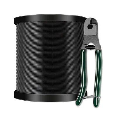 Un buon prezzo. 7x7 Strands Construction 304 in acciaio inossidabile Nero Vinyl Rivestito di filo di ferro e cavo in acciaio per bricolage di corrimano di ponte in linea