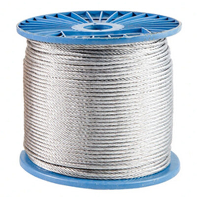 Acciaio speciale a rubrica a freddo più basso uso generale cavo di acciaio galvanizzato 6x12 7FC cavo di acciaio galvanizzato luminoso