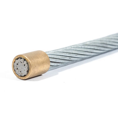 Un buon prezzo. 7X37 7X7 6X19 Trefolo zincato non zincato SS304 316 Acciaio al carbonio Filo di acciaio non legato e di lunga durata in linea