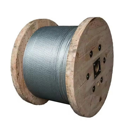 Un buon prezzo. Applicazioni versatili Acciaio al carbonio di grado 3/3.35mm BS183 Galvanizzato a caldo tipo terra cavo di acciaio stagnare bobina di filo in linea