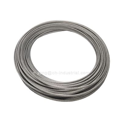 Un buon prezzo. 120 piedi 1/8 pollici T316 cavo per aeromobili in acciaio inossidabile 7x7 fili di filo per fai da te Decking Railing Kit costruzione in linea