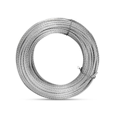 Un buon prezzo. Cintura di filo di acciaio AISI SUS304 a testa fredda di diametro 7X19 per applicazioni pesanti in linea