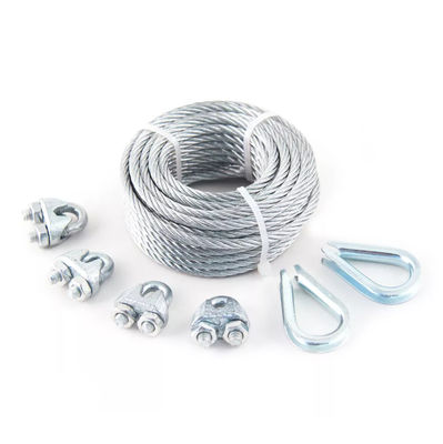 Un buon prezzo. Tipo 316 Acciaio inossidabile SS Cable Deck Railing Hardware Kits System 1/8 Inch Steel Cable Rope Wire T316 7x7 Wire Rope in linea