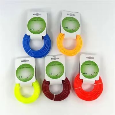 Un buon prezzo. Round Orange Nylon Trimmer Line Brush Cutter Nylon Weed String 15m Testa di cartone in linea