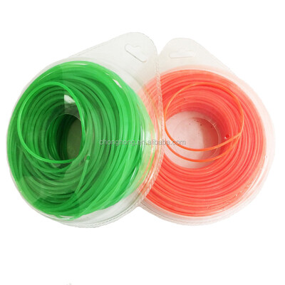 Diversi colori 3.0mm Quadrato / Rotondo / Esagonale / Stella Linea di taglio in nylon 100% materiale di nylon