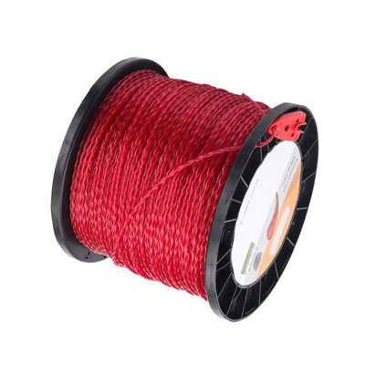 Un buon prezzo. 2.7mm / 0.10-inch Round Trim Line Round Twist 3 LBS. 690 Ft Red Cutting Tool Line Weed Trimmer Line in linea