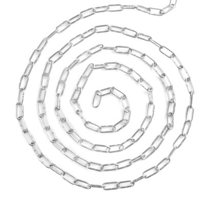 Catena in acciaio inossidabile per impieghi gravosi con resistenza alla ruggine e alla corrosione, carico di lavoro sicuro e design a catena lunga chiusa a doppia estremità