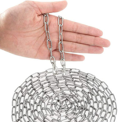 Un buon prezzo. Catena di legame in acciaio inossidabile da 3 mm Catena di sollevamento chian rotonda in linea