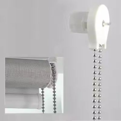 Componenti all'ingrosso di ombrello a rulli da 4,5*6 mm Catena a sfere a rulli per ciechi Catena a perline metalliche per ciechi
