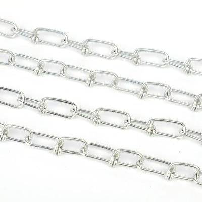 Un buon prezzo. Catena a maglia corta in acciaio inossidabile per impieghi gravosi per decorazione e funzione di catena di traino in linea