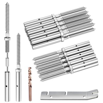 Un buon prezzo. Tenditore per ringhiera con cavo in acciaio inossidabile 316 per ringhiere per terrazze in linea