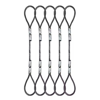 Un buon prezzo. Sling di corda di filo di acciaio galvanizzato con estremità a dita in linea