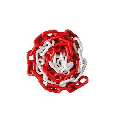 Un buon prezzo. Catena di barriera in plastica di materiale PE da 6MM per la sicurezza stradale con struttura a iniezione in linea