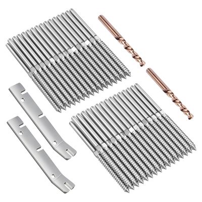 Un buon prezzo. Viti terminali a pressare in acciaio inossidabile da 1/8