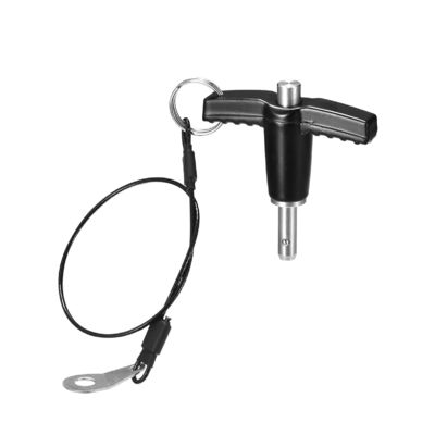 Un buon prezzo. Perno a Sgancio Rapido con Maniglia a T e Pulsante per un Bloccaggio a Sfera Resistente e Sicuro in linea