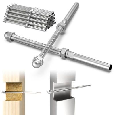 Un buon prezzo. Stagno di swage di grado marino con elevata resistenza alla trazione e resistenza alla stanchezza per sistemi di ringhiera per cavi in linea