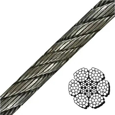 Un buon prezzo. 35*k7 32mm High Strength Galvanized Steel Wire Rope for Oil & Gas Hoist and Crane Applications in linea